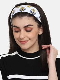 Floral Printed Headband Aditi Wasan