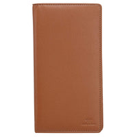 genuine leather cognac tan organizer