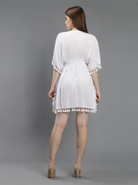White Beach Wear Dress Aditi Wasan