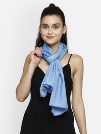 blue_viscose_stole_with_jacquard_border_and_hem_stitched_with_nice_soft_feel_and_touch