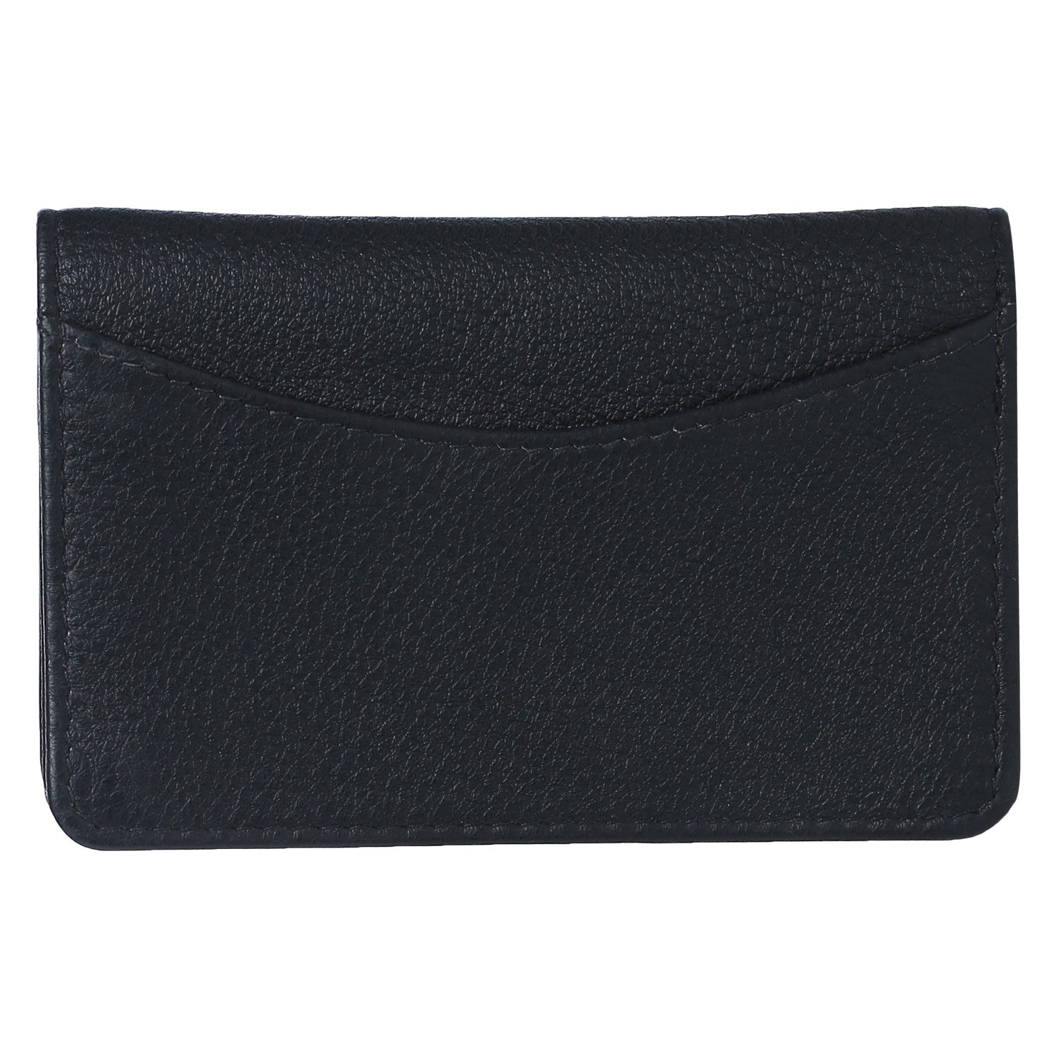 WOW India Mart. Visiting Card Holder (Leather) - Black