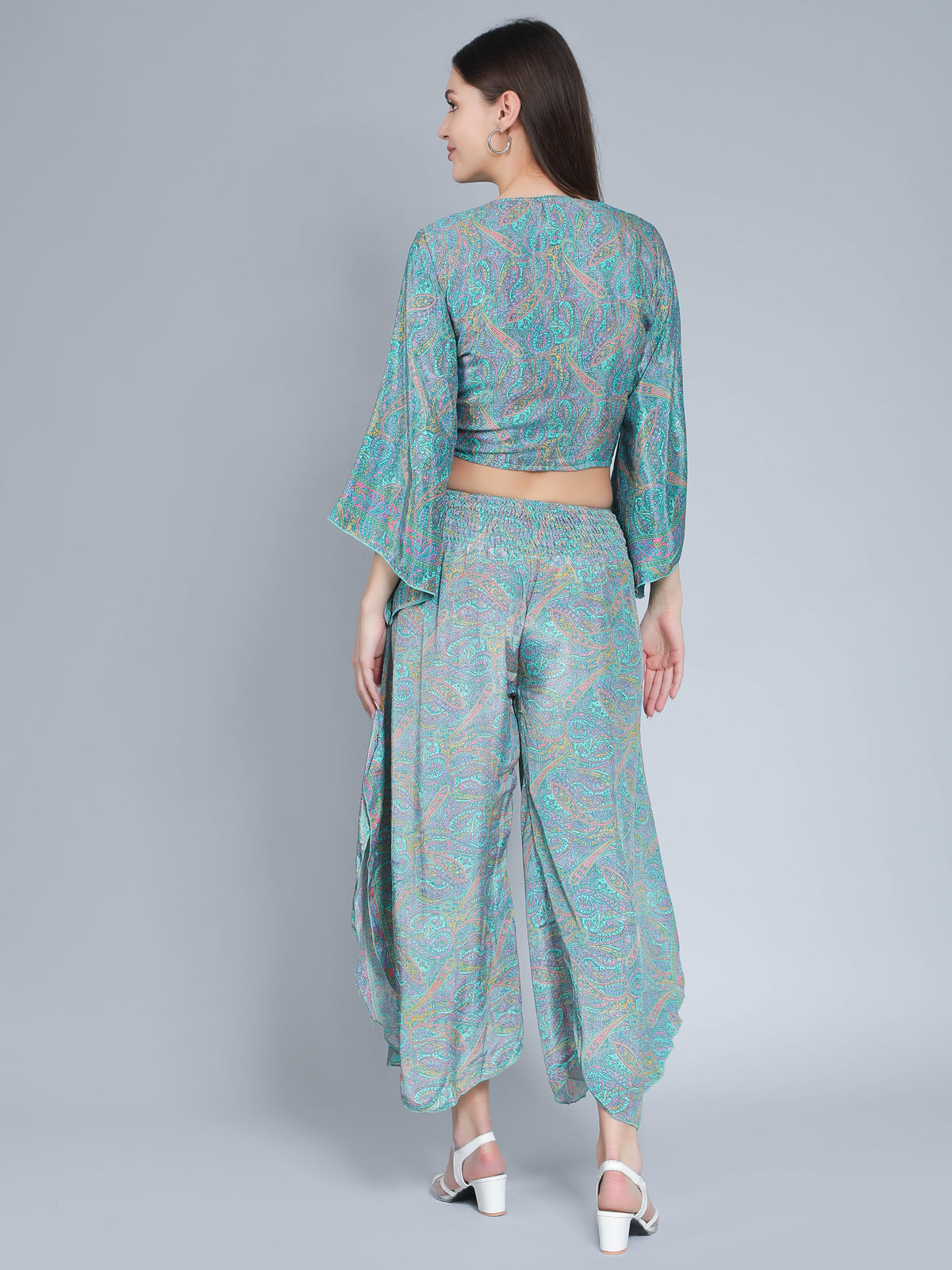 Women Printed Green Co-ords Set