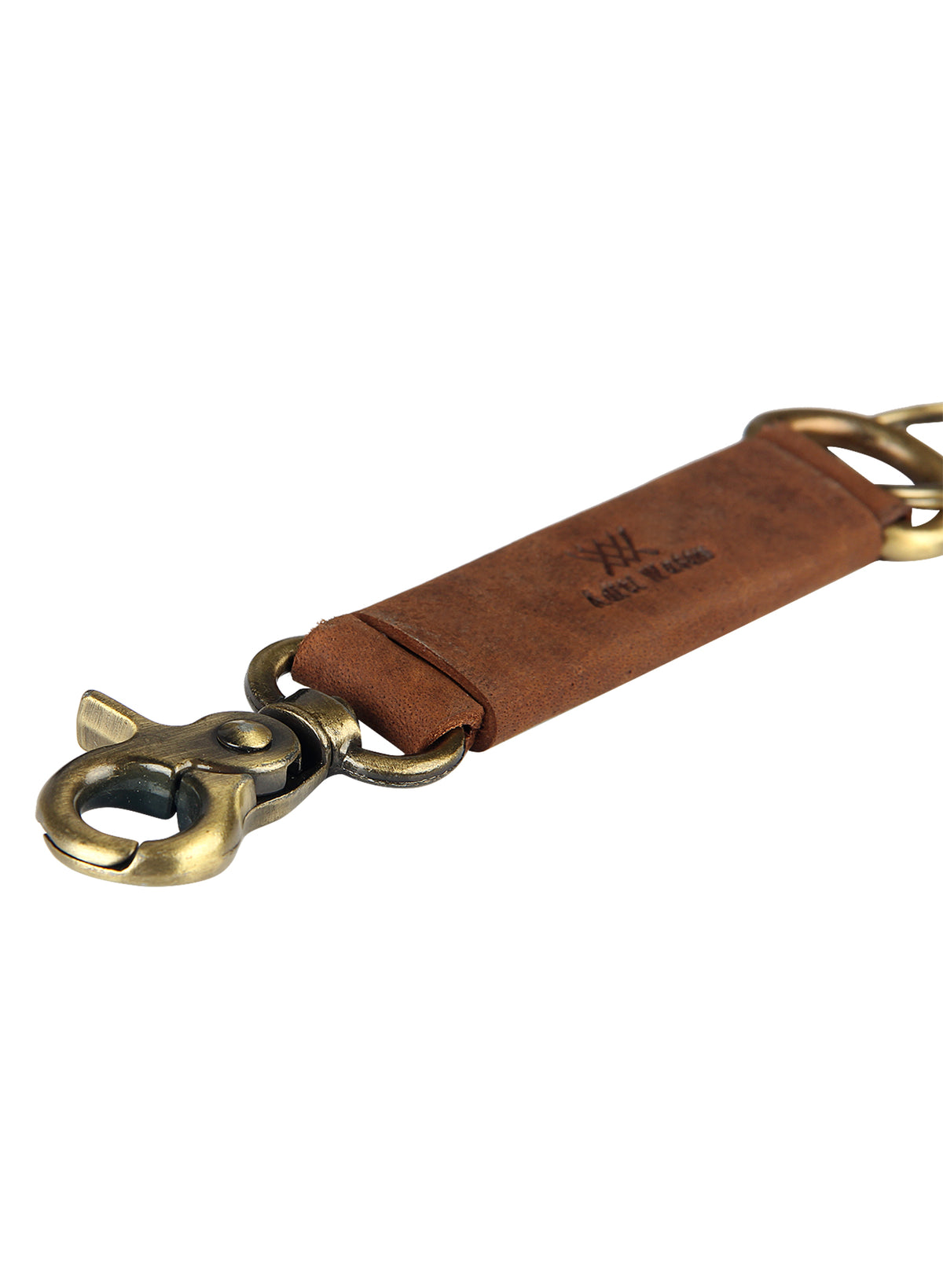 Genuine Leather Brown Key Holder