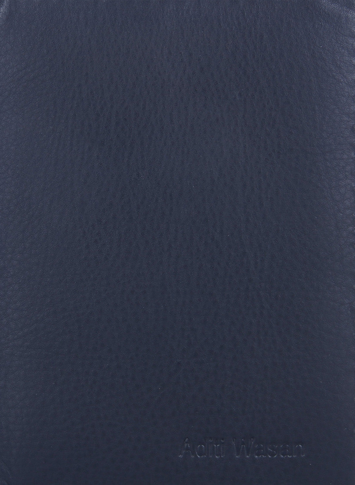 Genuine Leather Dark Blue Card Wallet