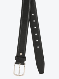 Black profile men's belt