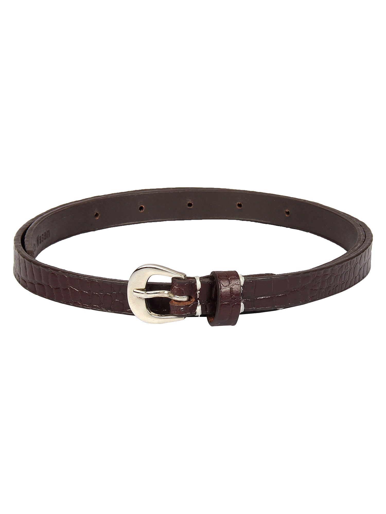 Women Casual Brown Genuine Leather Belt