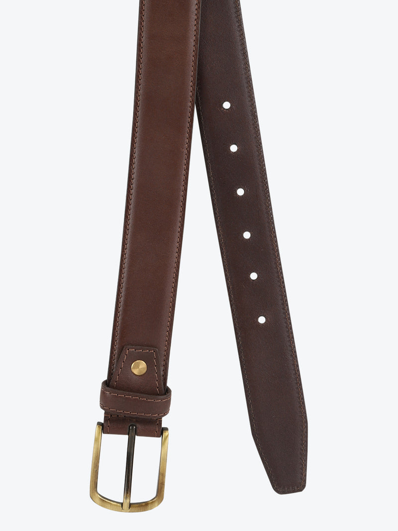 Brown profile belt