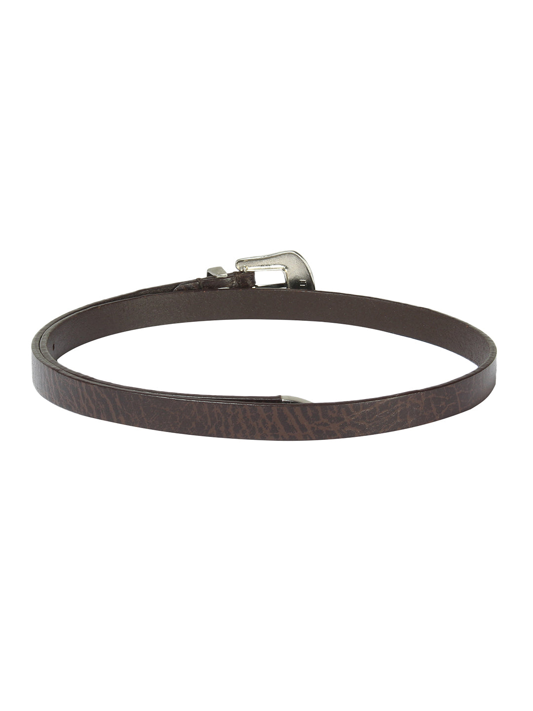 Two-tone brown cowboy belt