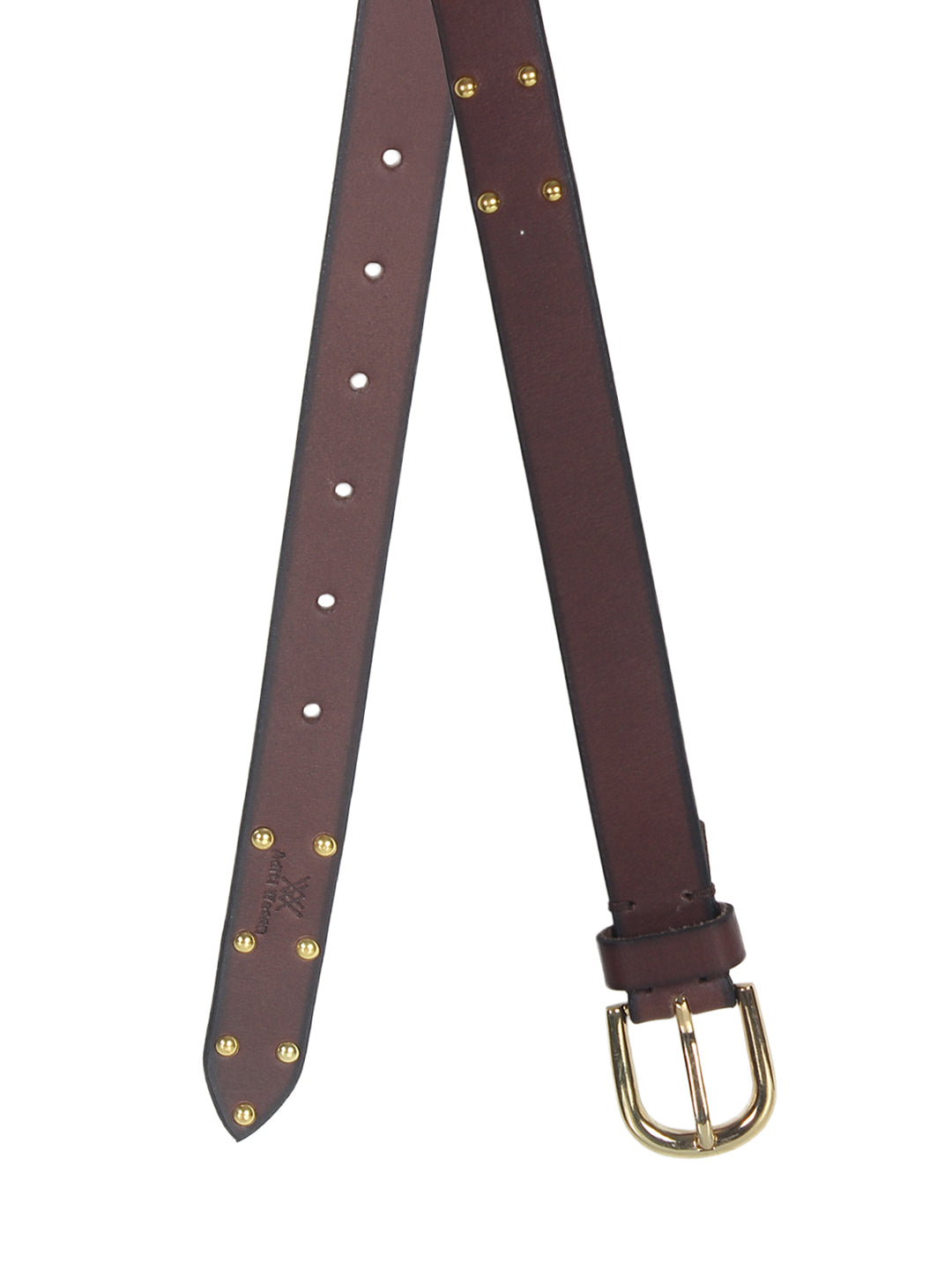 Brown Studded Belt