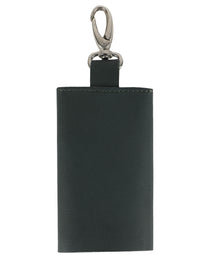 Genuine leather green key holder