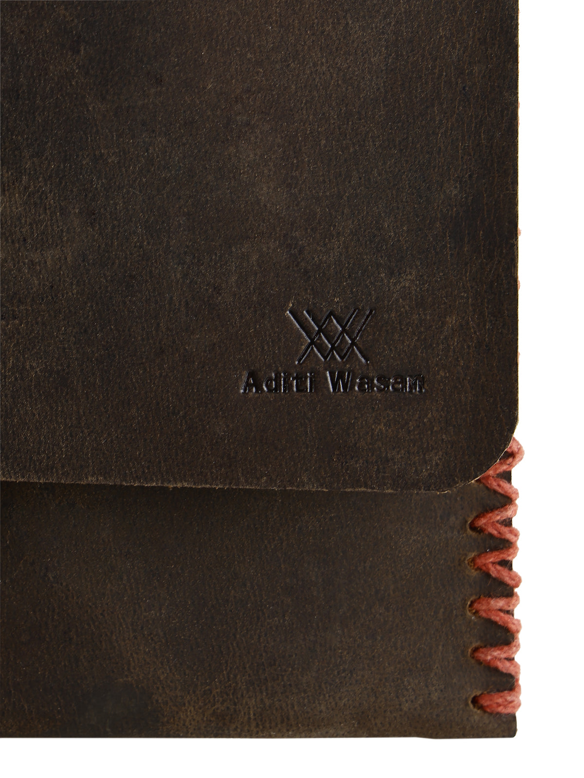 Genunie Leather Brown Antic Design Travel Wallet for Men & Women