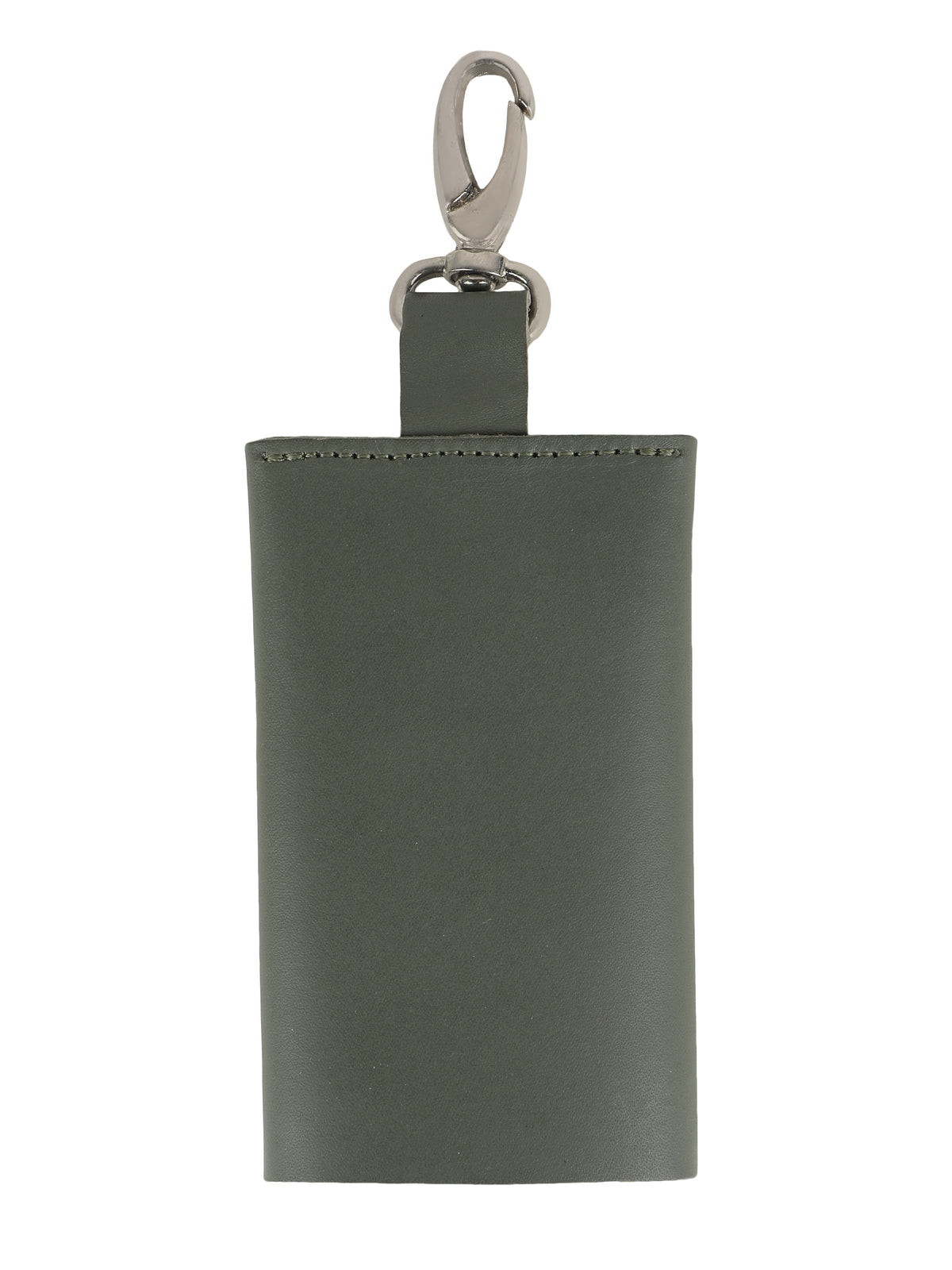 Genuine leather olive green key holder – Aditi Wasan