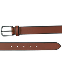 Genuine Leather Tan Elegant Men's Belt