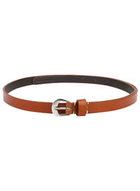 Genuine leather tan belt