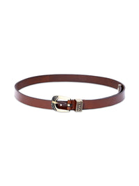 Aditi Wasan Brown Solid Genuine Leather Women's Belt