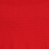 Bandeau Viscose Red Dress