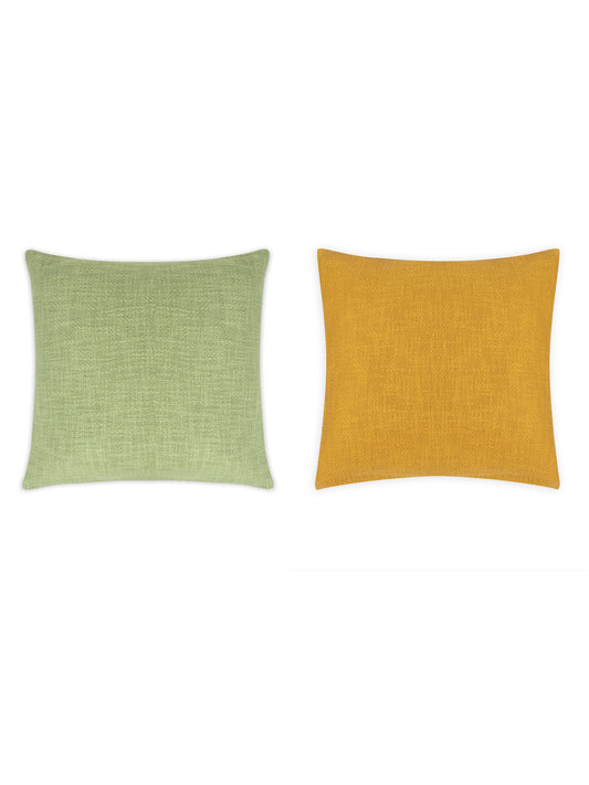 Cotton tweed weave cushion cover Pack of 2