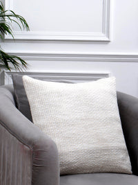 White cotton cushion cover