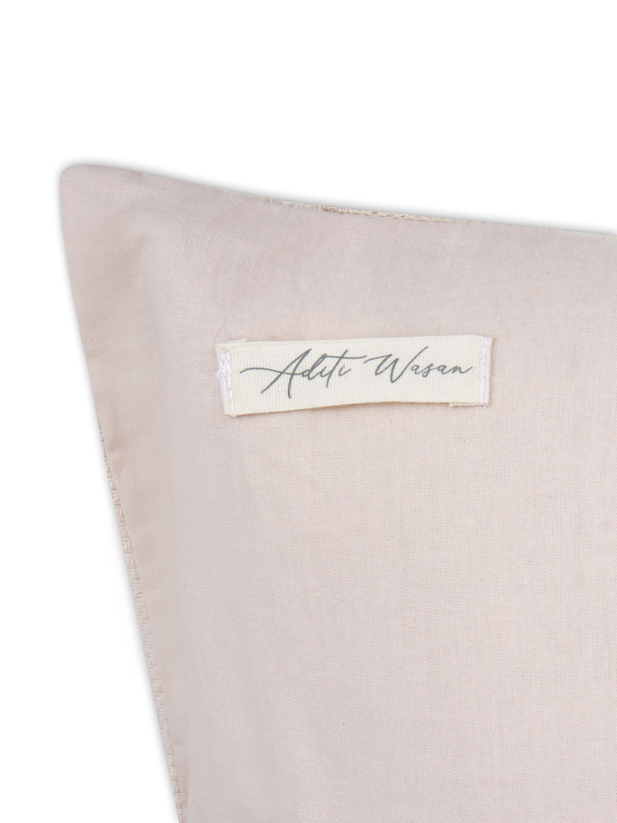 Offwhite Cotton slub cushion cover