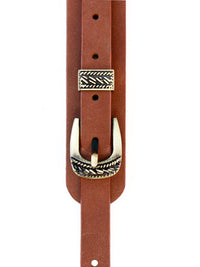 Aditi Wasan Genuine Leather Maroon Studded western Dress Belt