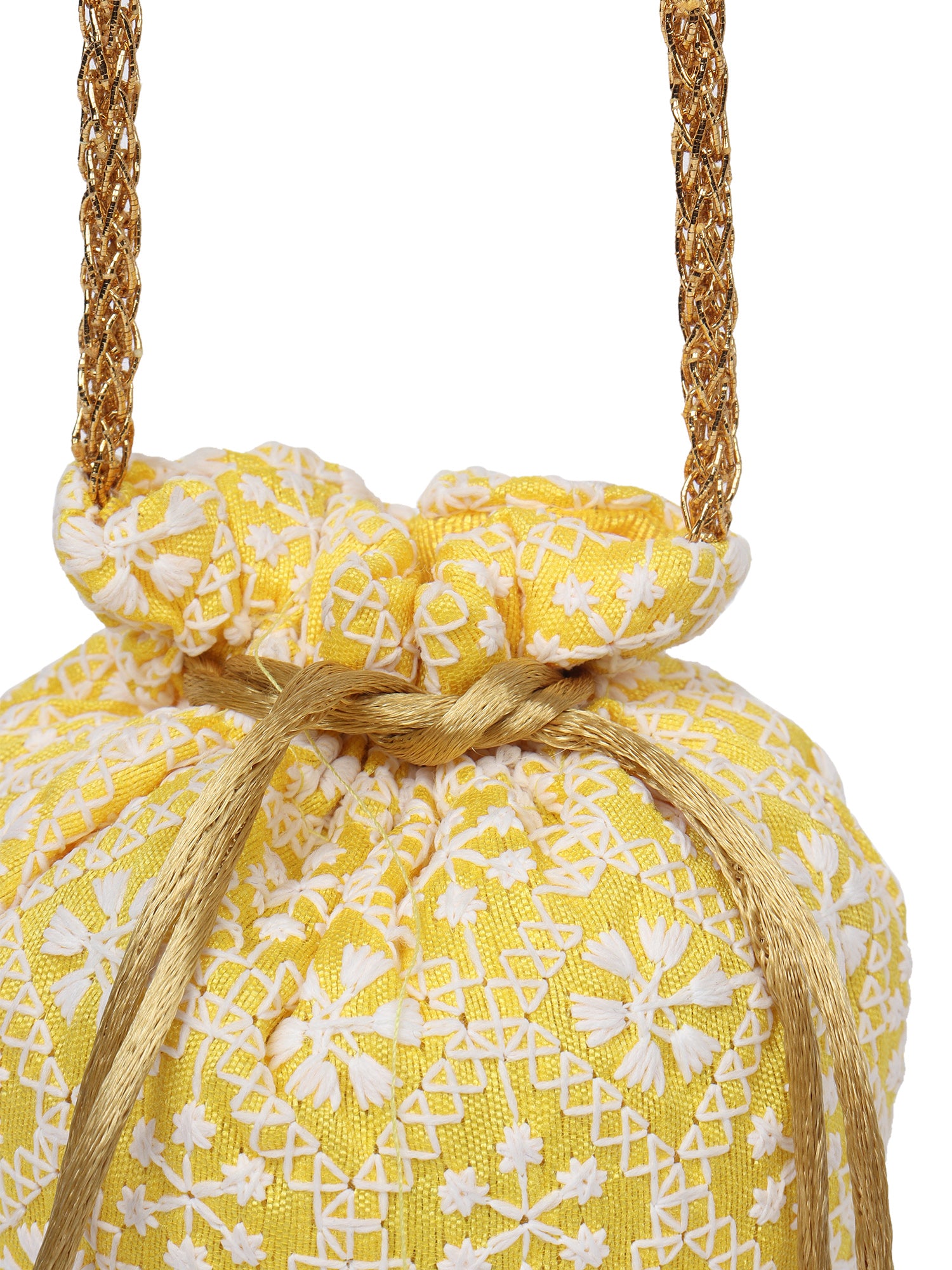 Colored Jute Potli With Multicolour Flower Jute Linen Potlis | Gift Ba |  Potli bags, Return gifts indian, How to make handbags