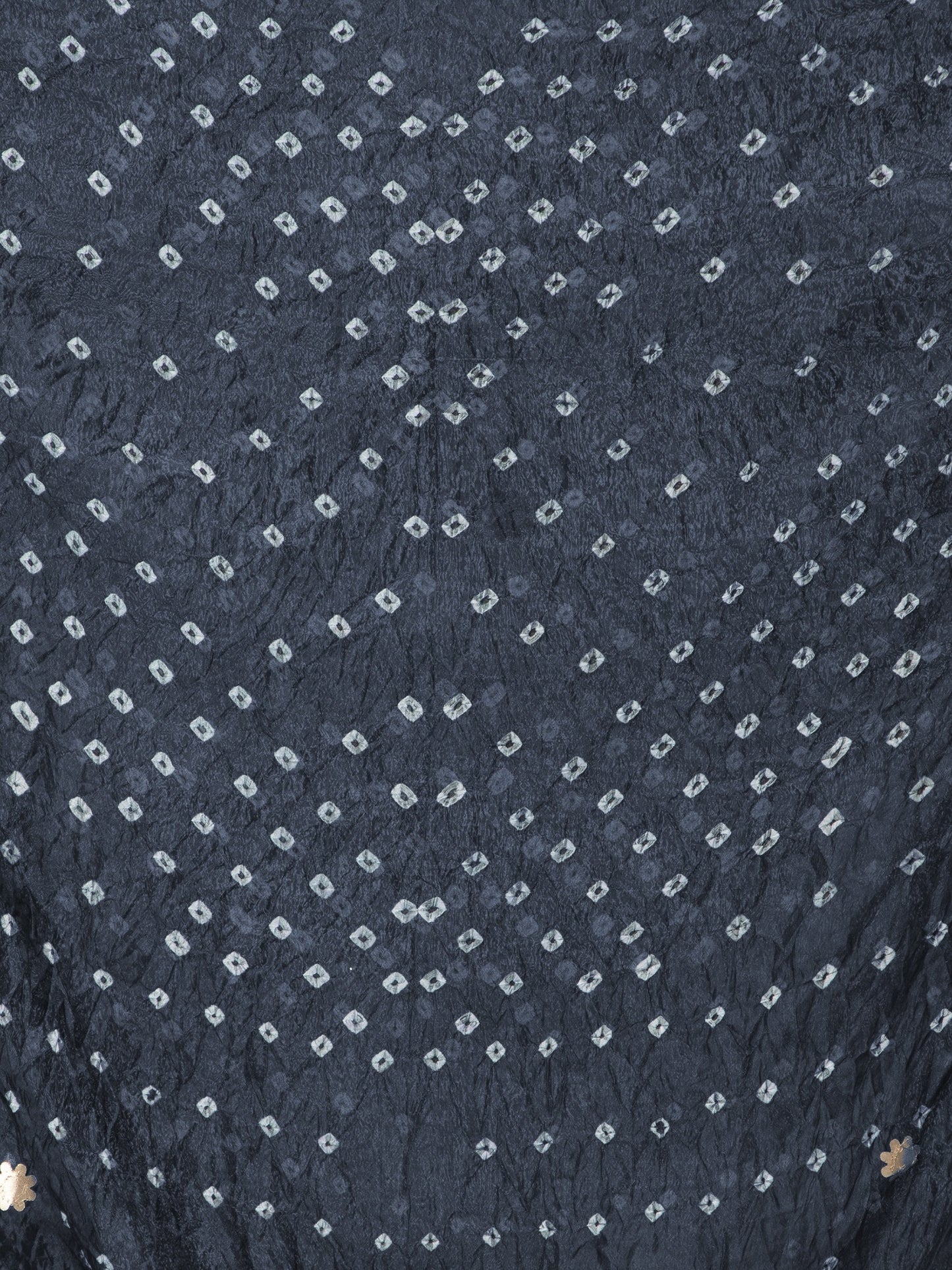 Grey Bandhani Silk Blend Dupatta