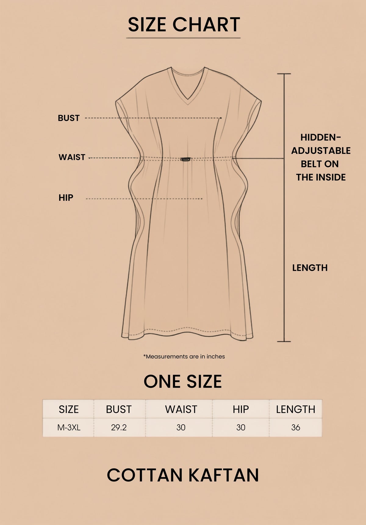 Sea Green V-Neck Cotton Kaftan Dress