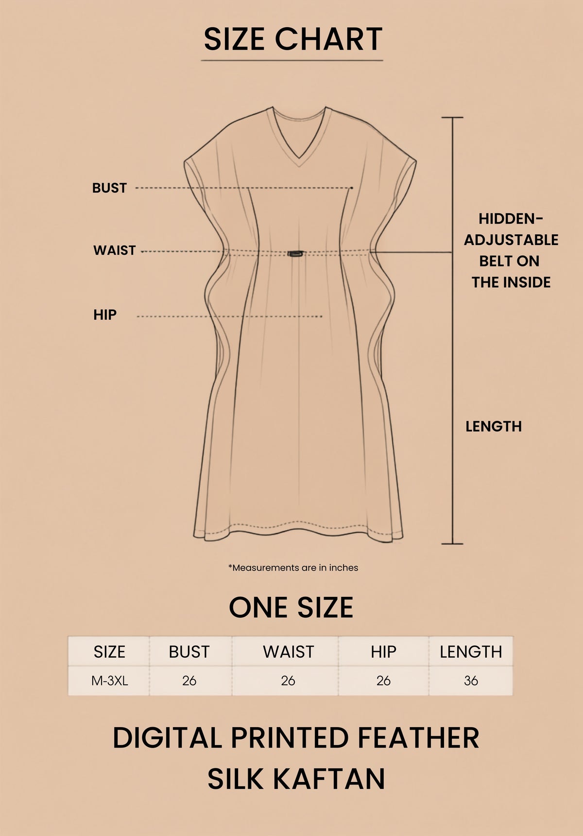 Green V-Neck Poly Silk Kaftan Dress