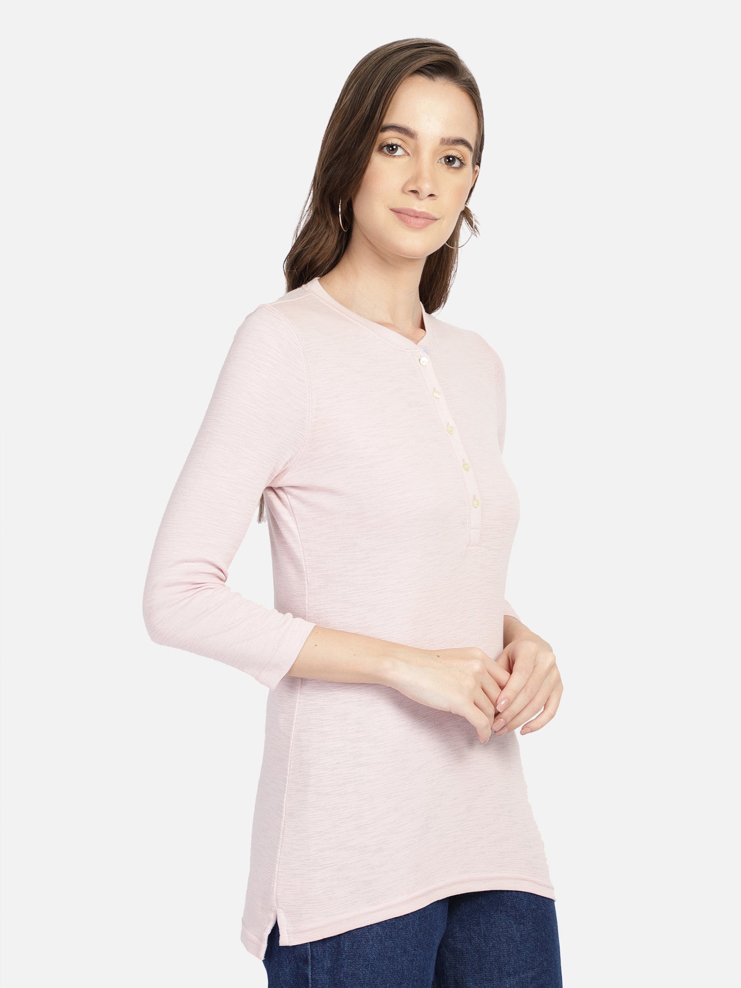 Light pink viscose top