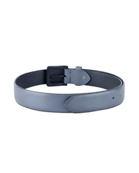 Aditi Wasan Men's Genuine Leather Grey Casual Belt