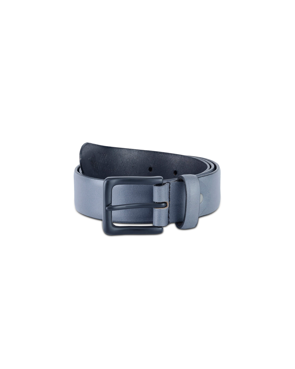 Aditi Wasan Men's Genuine Leather Grey Casual Belt