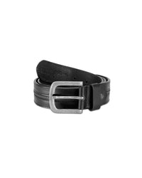 Aditi Wasan Men's Genuine Leather Black Casual Belt