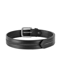 Aditi Wasan Men's Genuine Leather Black Casual Belt