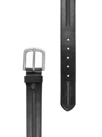 Aditi Wasan Men's Genuine Leather Black Casual Belt