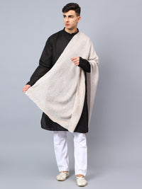 Mens beige viscose stole