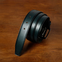 Men’s Profile Olive Genuine Leather Belt