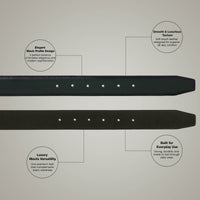 Men’s Profile Olive Genuine Leather Belt