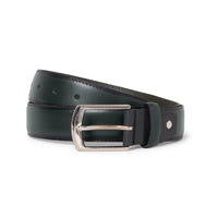 Men’s Profile Olive Genuine Leather Belt