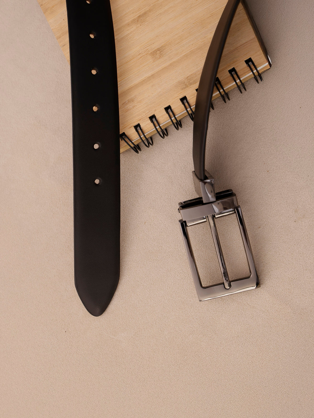 Men's Genuine Leather Black & Brown Reversible Belt