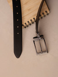 Men's Genuine Leather Black & Brown Reversible Belt