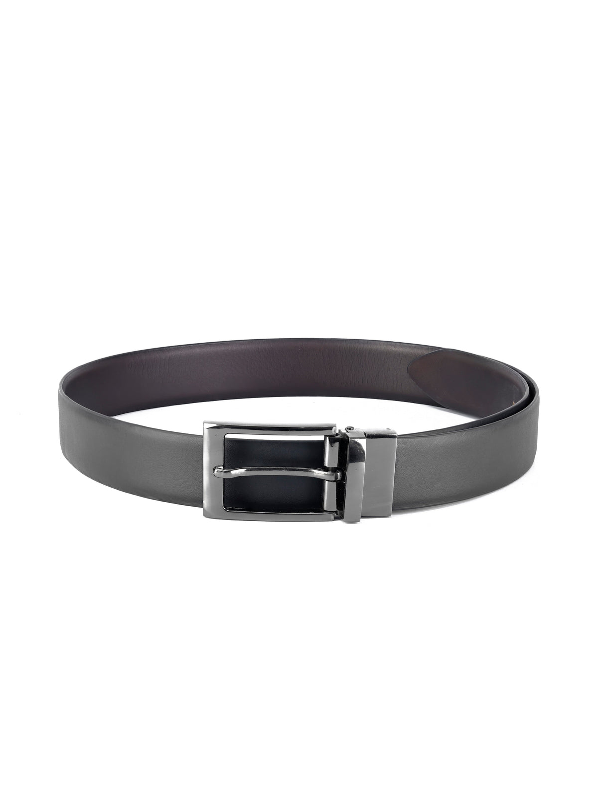 Men's Genuine Leather Black & Brown Reversible Belt