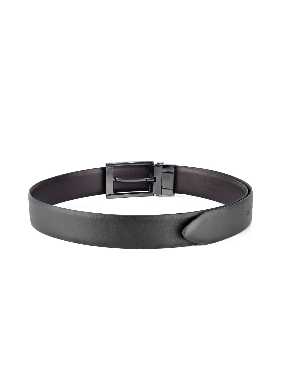 Men's Genuine Leather Black & Brown Reversible Belt