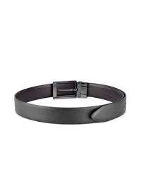 Men's Genuine Leather Black & Brown Reversible Belt