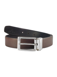 Men’s Reversible Black & Brown Genuine Leather Belt