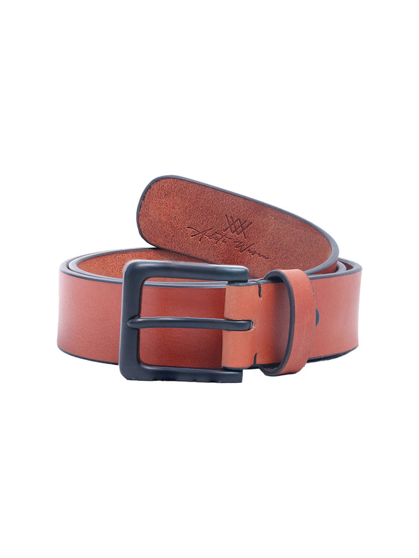 Tan Genuine Leather Casual Belt for Men