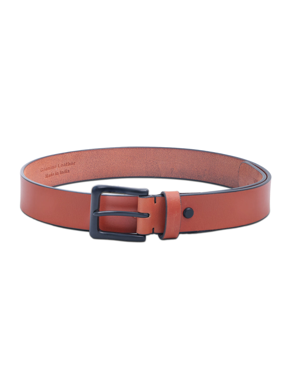 Tan Genuine Leather Casual Belt for Men