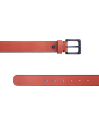 Tan Genuine Leather Casual Belt for Men