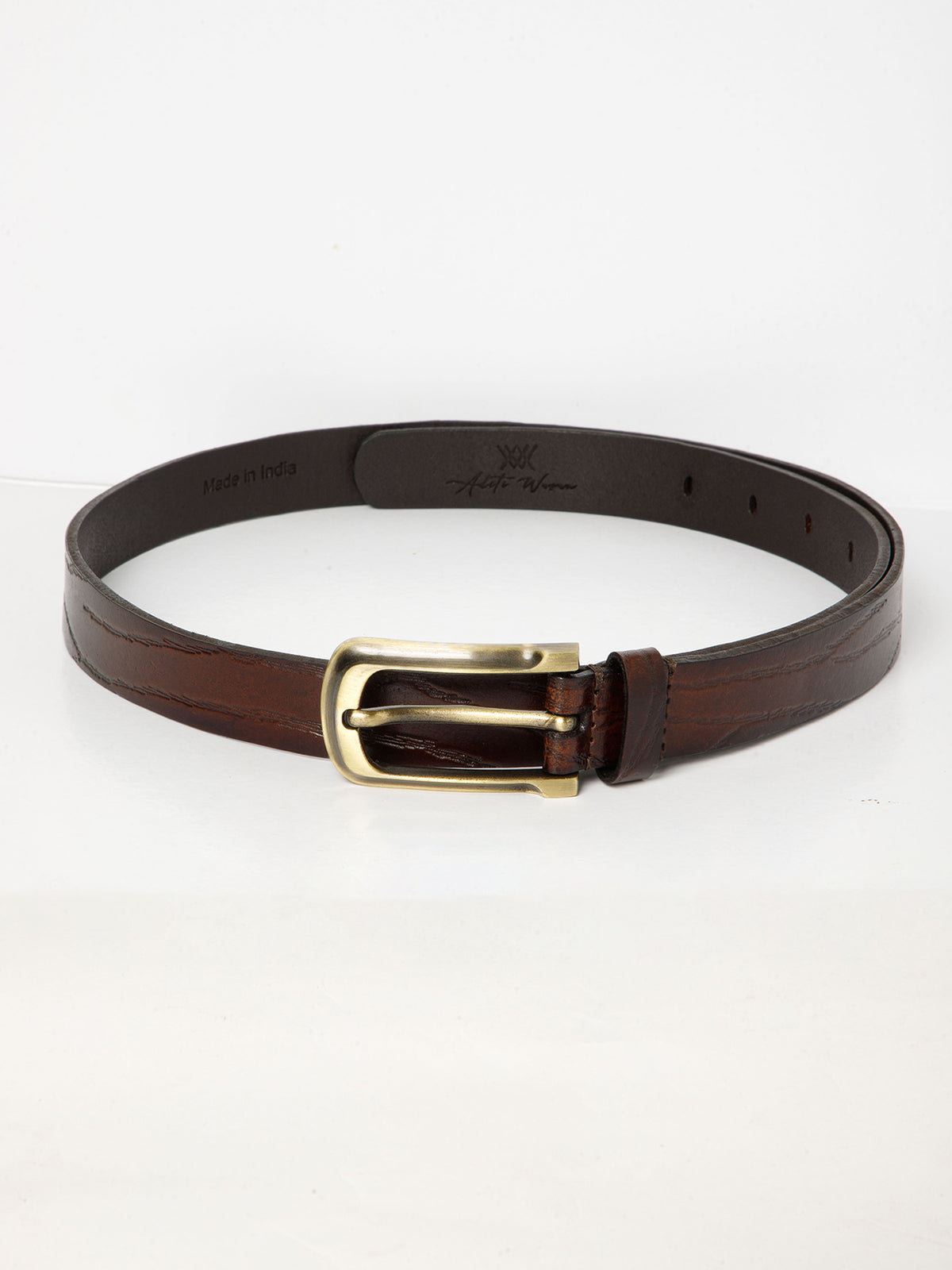 Reddish Brown Women's Genuine Leather Belt