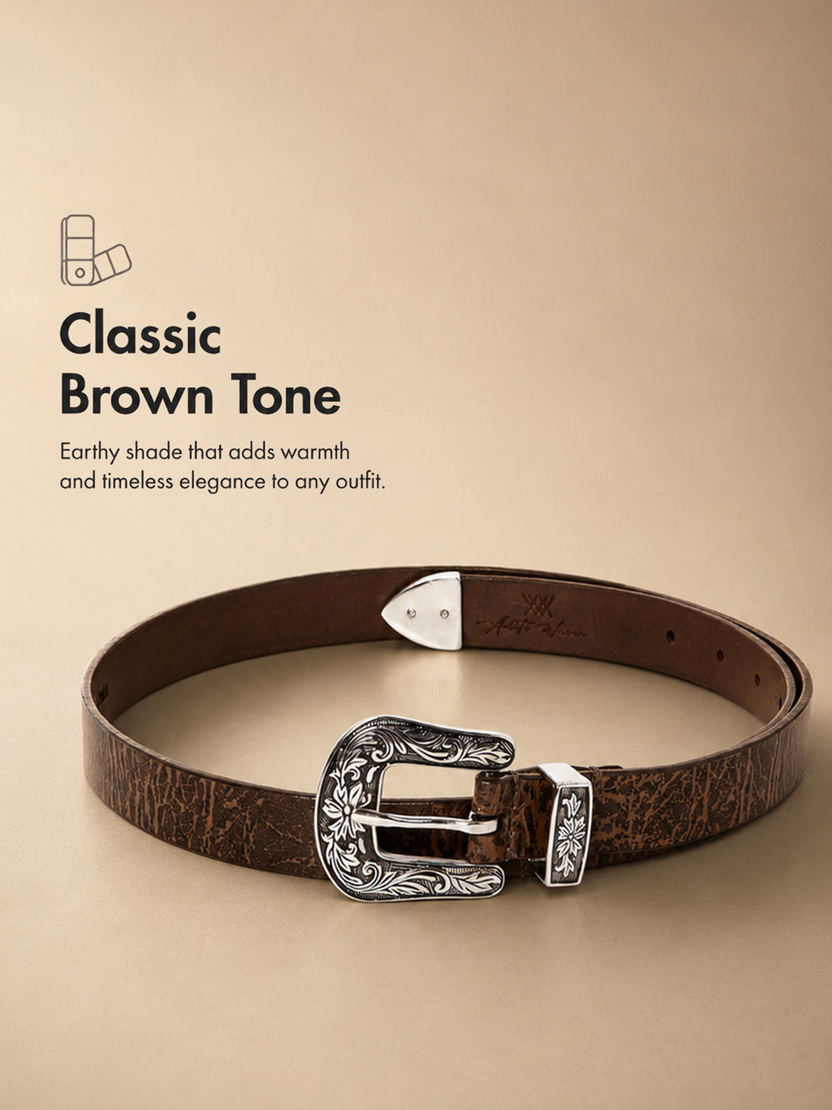 Western Women's Genuine Leather Belt
