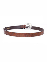 Aditi Wasan Tan Cowboy Genuine Leather Women's Belt